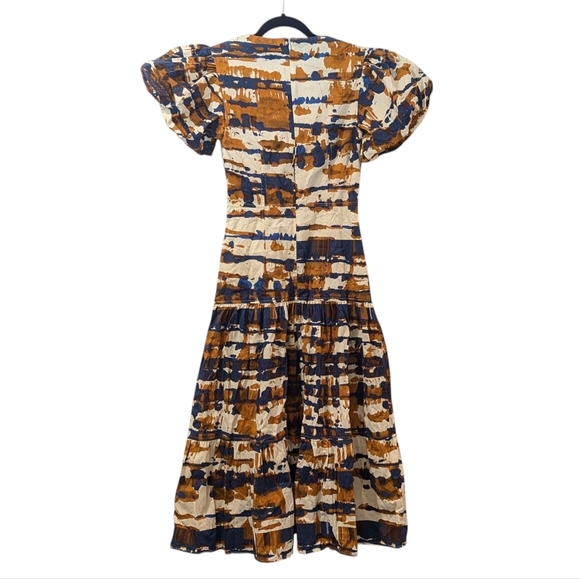Hunter Bell Cassidy Midi Tiered A-line Dress Size 0 - Picture 7 of 8